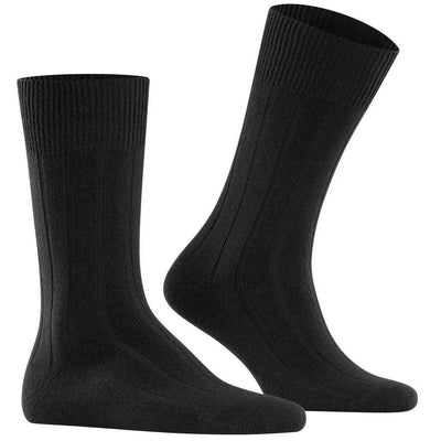 Falke Black Lhasa Rib Socks