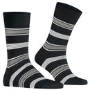 Falke Black Marina Stripe Socks