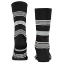 Falke Black Marina Stripe Socks