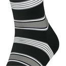 Falke Black Marina Stripe Socks