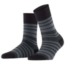Falke Black Sensitive Sunset Stripe Socks