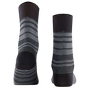 Falke Black Sensitive Sunset Stripe Socks