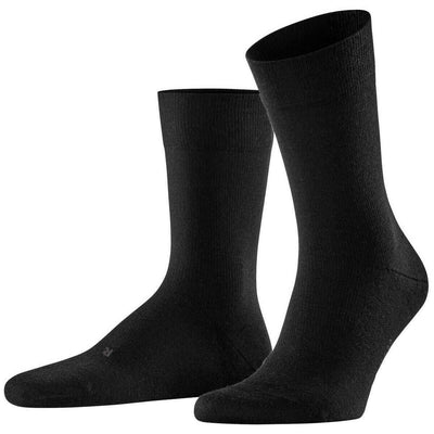 Falke Black Stabilizing Wool Everyday Socks