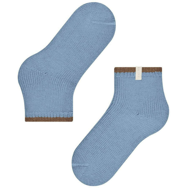 Falke Blue Cosy Plush Short Socks