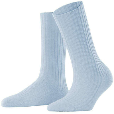 Falke Blue Cosy Wool Boot Socks