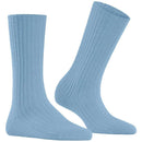 Falke Blue Cosy Wool Boot Socks