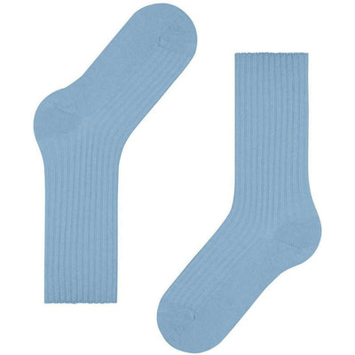 Falke Blue Cosy Wool Boot Socks