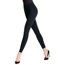 Falke Blue Cotton Seamless Leggings