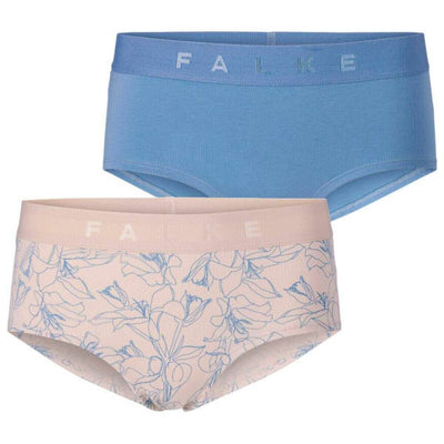 Falke Blue Daily Comfort Print 2-Pack Hipster Brief
