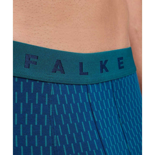 Falke Blue Daily Comfort Printed 2-Pack Boxer Brief