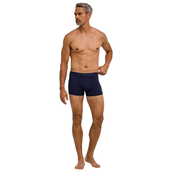Falke Blue Daily Comfort Printed Boxer Brief