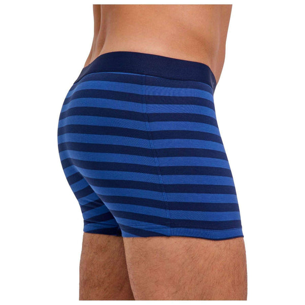Falke Blue Daily Comfort Striped Boxer Brief