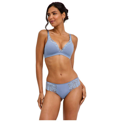 Falke Blue Delicate Touch High Apex Bra