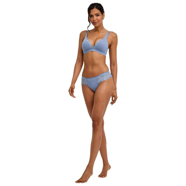 Falke Blue Delicate Touch High Apex Bra
