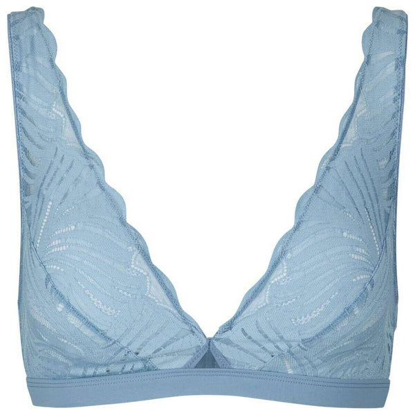 Falke Blue Delicate Touch Triangle Bralette