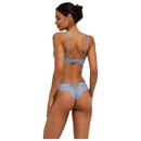 Falke Blue Delicate Touch Triangle Bralette