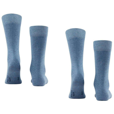 Falke Blue Happy 2 Pack Socks