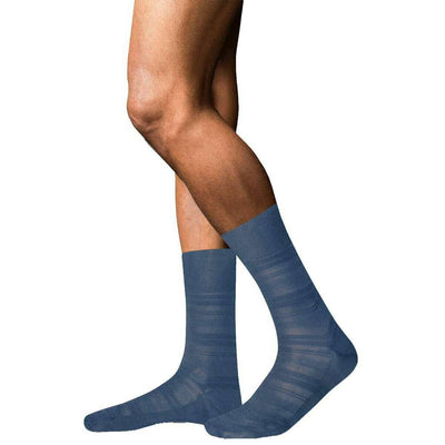 Falke Blue Highshine Socks