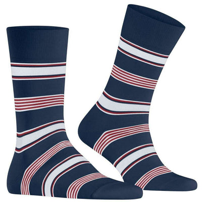 Falke Blue Marina Stripe Socks