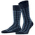 Falke Blue Modern Tailor Socks