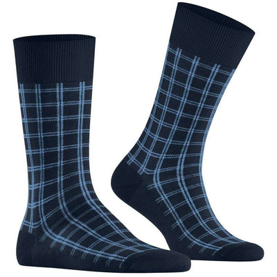 Falke Blue Modern Tailor Socks