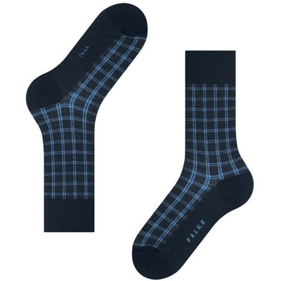 Falke Blue Modern Tailor Socks