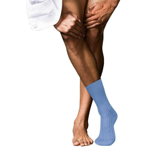 Falke Blue No 13 Finest Piuma Cotton Socks