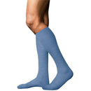 Falke Blue No 6 Finest Merino Wool and Silk Knee High Socks