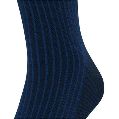 Falke Blue Oxford Stripe Knee High Socks
