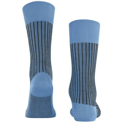 Falke Blue Oxford Stripe Socks