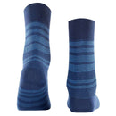 Falke Blue Sensitive Sunset Stripe Socks