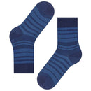 Falke Blue Sensitive Sunset Stripe Socks