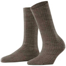 Falke Brown Cosy Wool Boot Socks