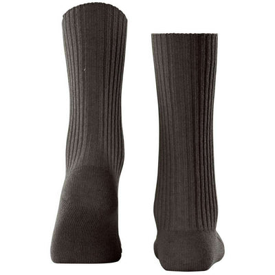 Falke Brown Cosy Wool Boot Socks