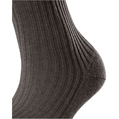 Falke Brown Cosy Wool Boot Socks