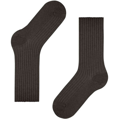 Falke Brown Cosy Wool Boot Socks