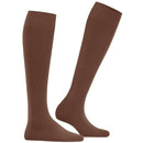 Falke Brown Cotton Touch Knee High Socks