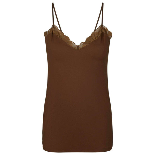 Falke Brown Delicate Touch Chemise Top