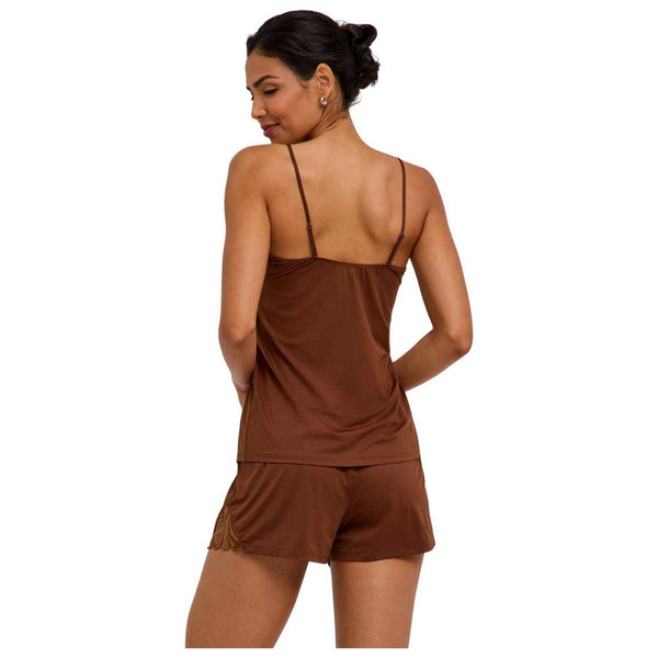 Falke Brown Delicate Touch Chemise Top