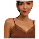 Falke Brown Delicate Touch Chemise Top
