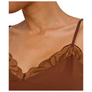 Falke Brown Delicate Touch Chemise Top
