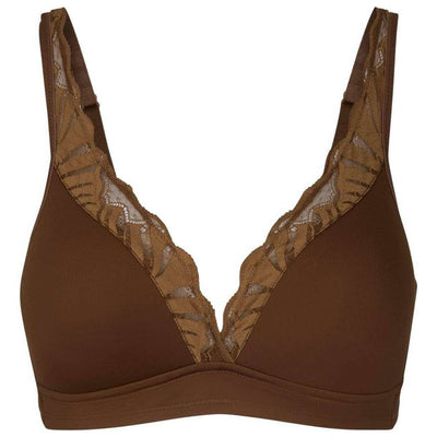 Falke Brown Delicate Touch High Apex Bra