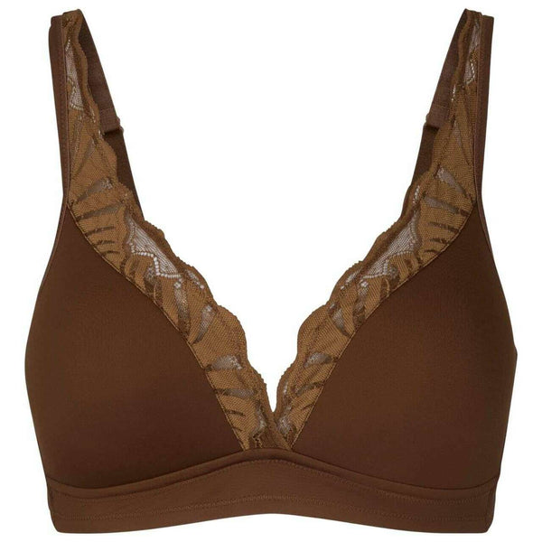 Falke Brown Delicate Touch High Apex Bra