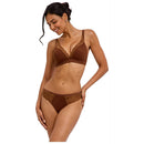 Falke Brown Delicate Touch High Apex Bra