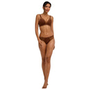 Falke Brown Delicate Touch High Apex Bra