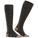 Falke Brown Dot Knee High Socks
