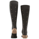 Falke Brown Dot Knee High Socks