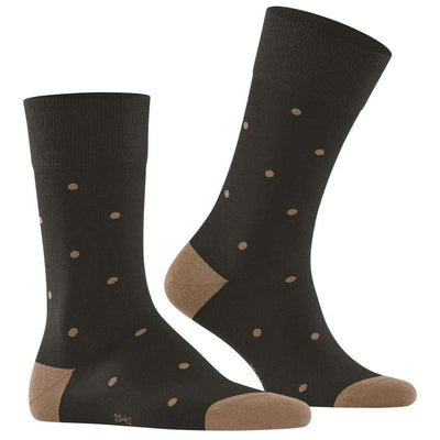 Falke Brown Dot Socks