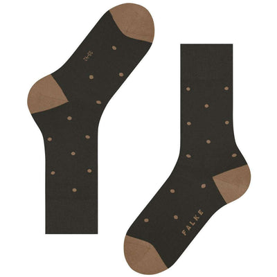 Falke Brown Dot Socks