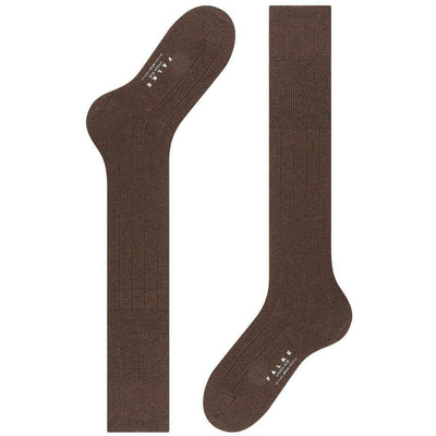Falke Brown Lhasa Rib Knee High Socks